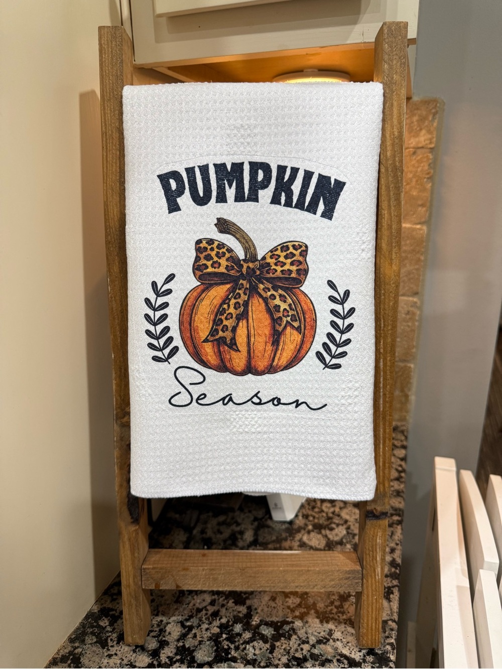 Pumpkin Season Tea Towel NWOT